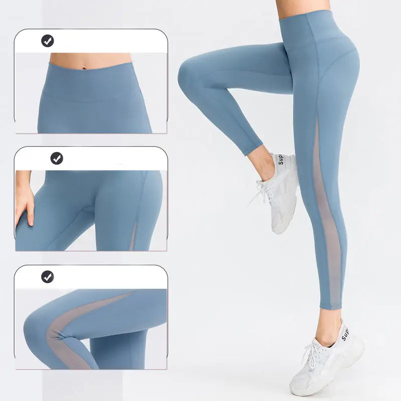 Butt Lifting Workout Leggings For Women Seamless High Waisted Yoga Pants M J Fitness
