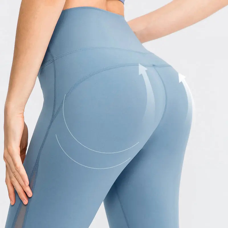 Butt Lifting Workout Leggings For Women Seamless High Waisted Yoga Pants M J Fitness
