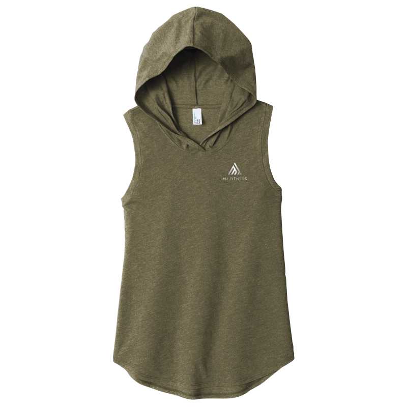 District ® Womens Perfect Tri ® Sleeveless Hoodie M J Fitness