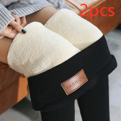 Female Winter Thick Velvet Leggings M J Fitness