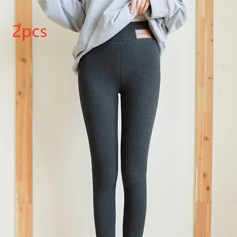 Female Winter Thick Velvet Leggings M J Fitness