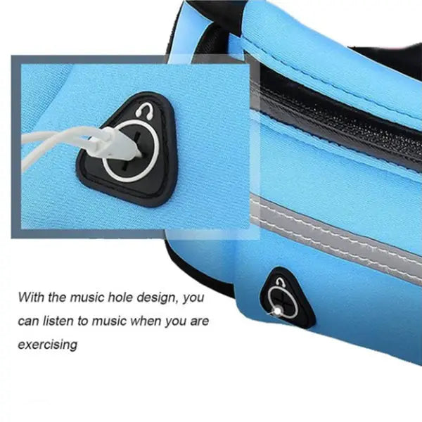Fitness Waist Bag With Pocket Slim Running Jogging Belt Fanny Pack Bag For Hiking Cycling Workout Sports Gym M J Fitness