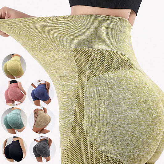 Fitness Yoga Shorts Pants Butt Lifting Seamless Leggings Women Gym M J Fitness