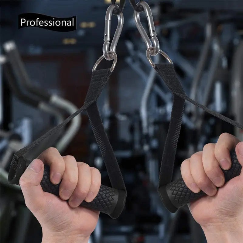 Gym Resistance Bands Handles Anti-slip Grip Strong M J Fitness