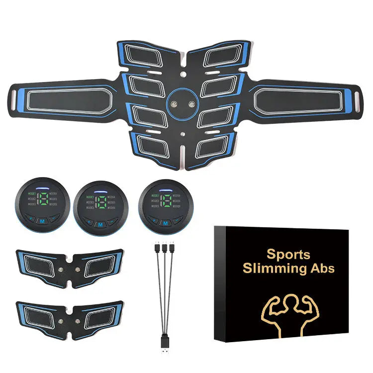 Home EMS Fitness Belt Abs Abdominal Massager M J Fitness