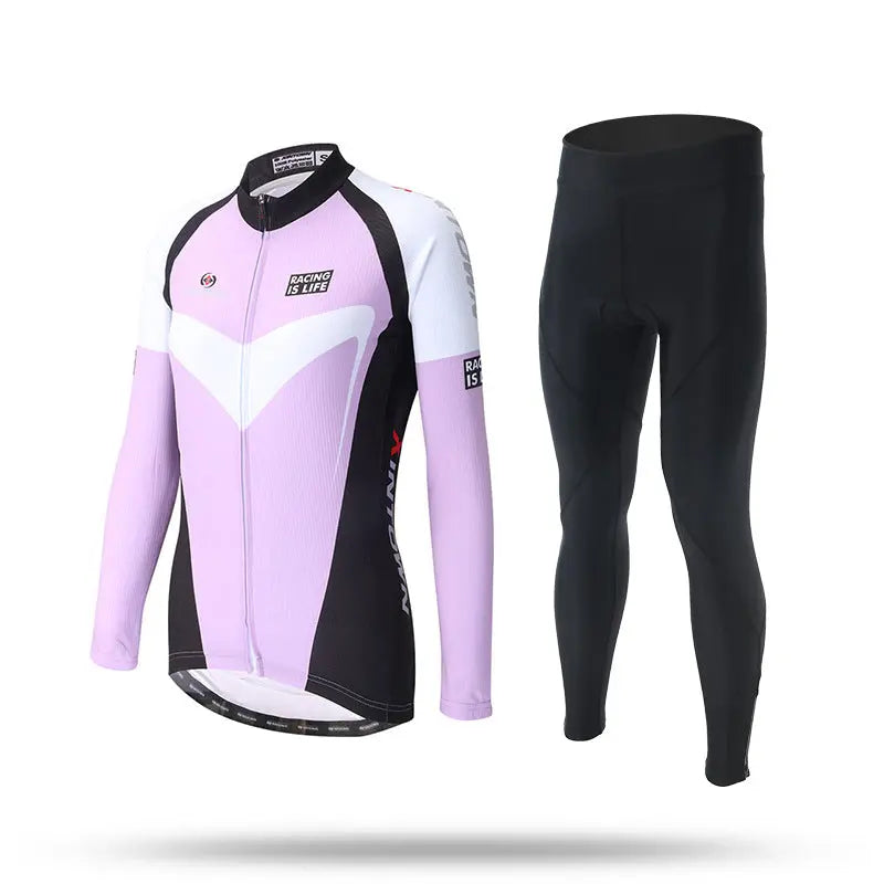Long sleeve cycling jersey M J Fitness