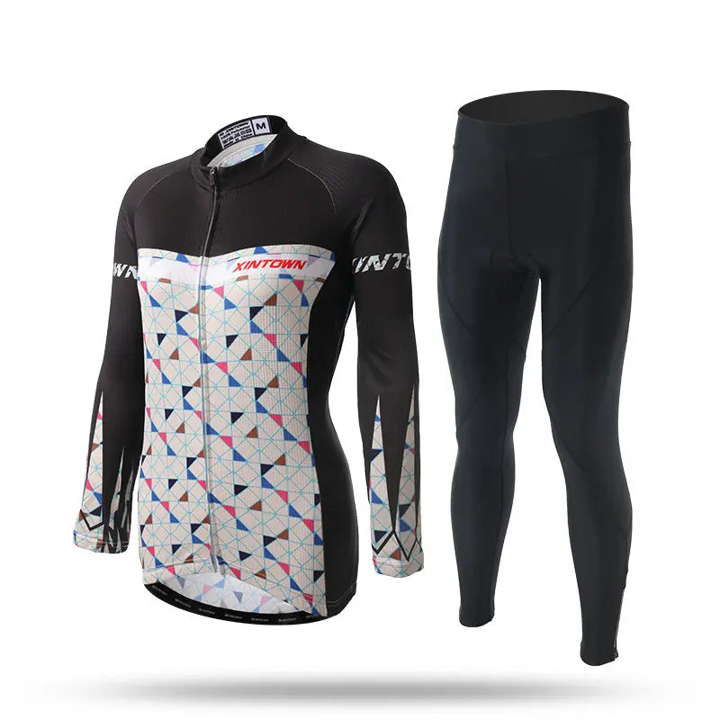 Long sleeve cycling jersey M J Fitness