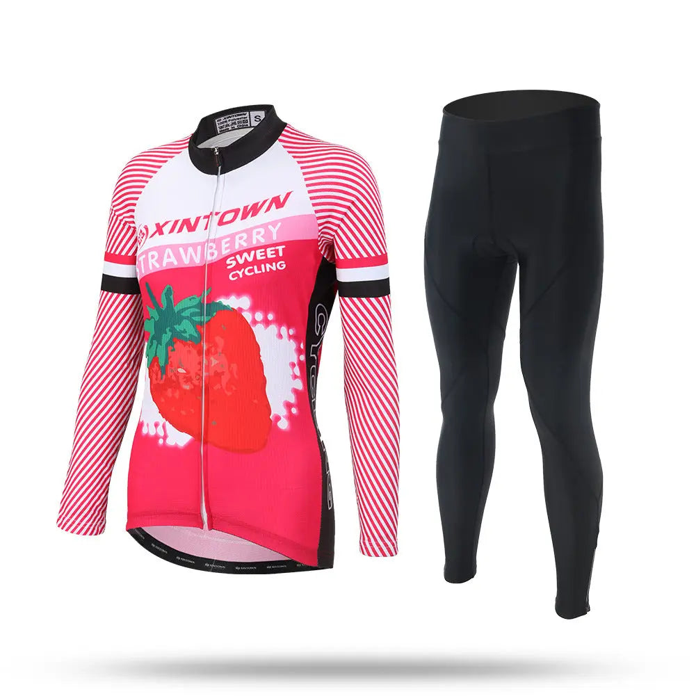 Long sleeve cycling jersey M J Fitness