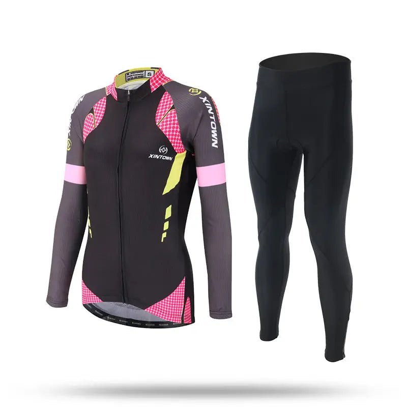 Long sleeve cycling jersey M J Fitness