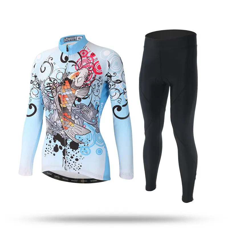 Long sleeve cycling jersey M J Fitness