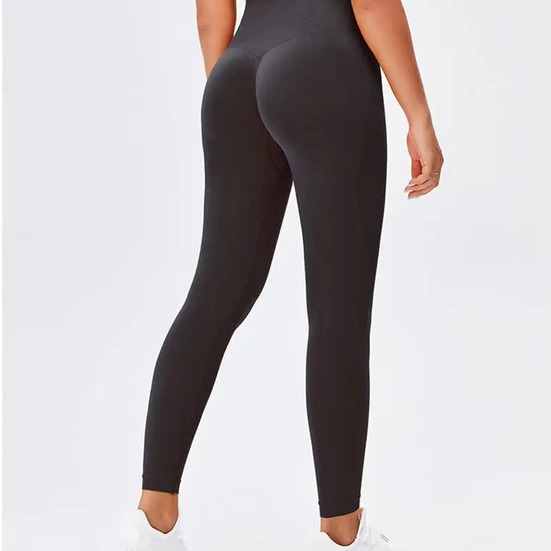Seamless Leggings Yoga Pants Tummy Control Workout Running Yoga Leggings For Women M J Fitness