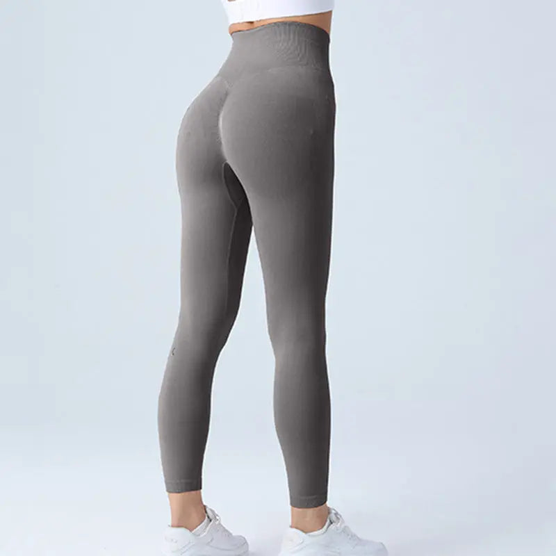 Seamless Leggings Yoga Pants Tummy Control Workout Running Yoga Leggings For Women M J Fitness