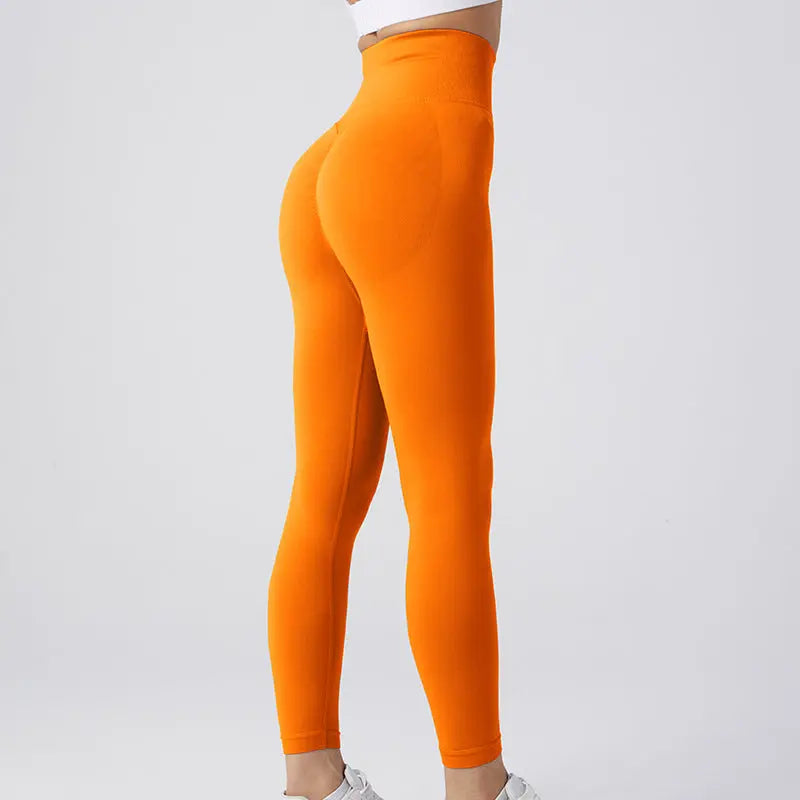 Seamless Leggings Yoga Pants Tummy Control Workout Running Yoga Leggings For Women M J Fitness