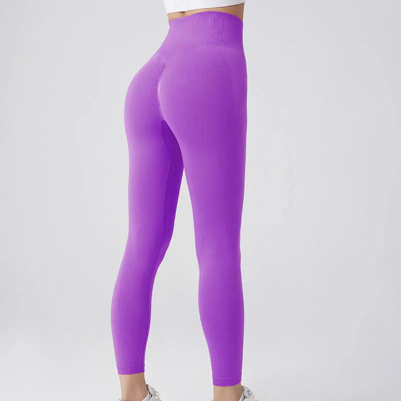Seamless Leggings Yoga Pants Tummy Control Workout Running Yoga Leggings For Women M J Fitness