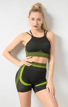 2 PCS/Set Yoga Sets Women Gym Clothes M J Fitness