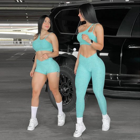 Sportswear Bra Shorts Gym Fitness Suit M J Fitness