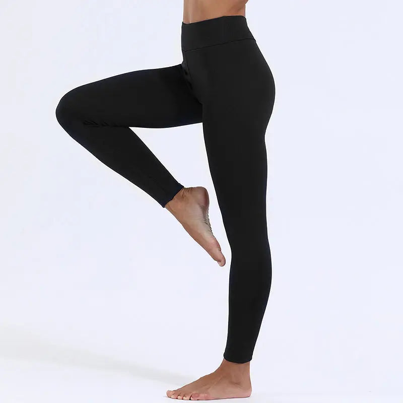 Winter Leggings Warm Thick High Stretch Lamb Cashmere Leggins Skinny Fitness Woman Pants M J Fitness