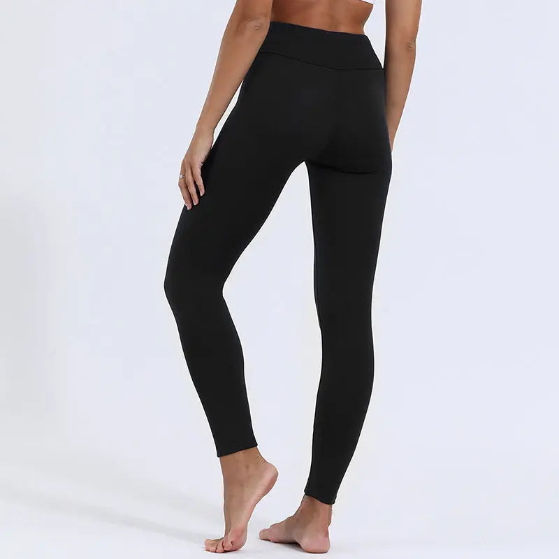 Winter Leggings Warm Thick High Stretch Lamb Cashmere Leggins Skinny Fitness Woman Pants M J Fitness