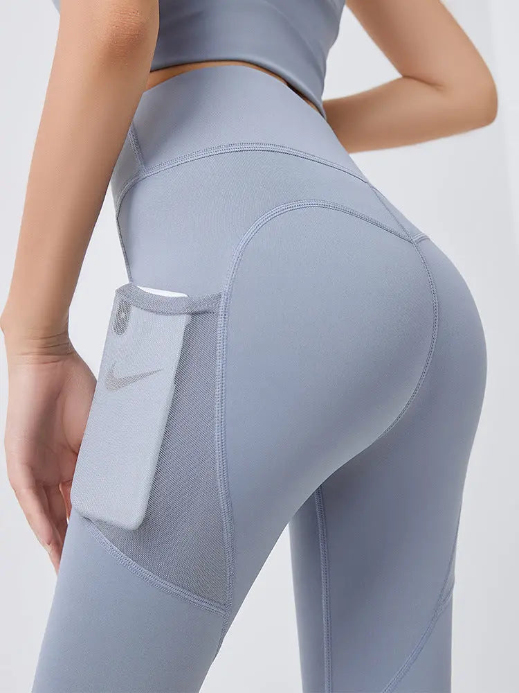 Yoga Pants Women With Pocket Leggings Sport Girl Gym Leggings Women Tummy Control Jogging Tights Female Fitness Pants M J Fitness
