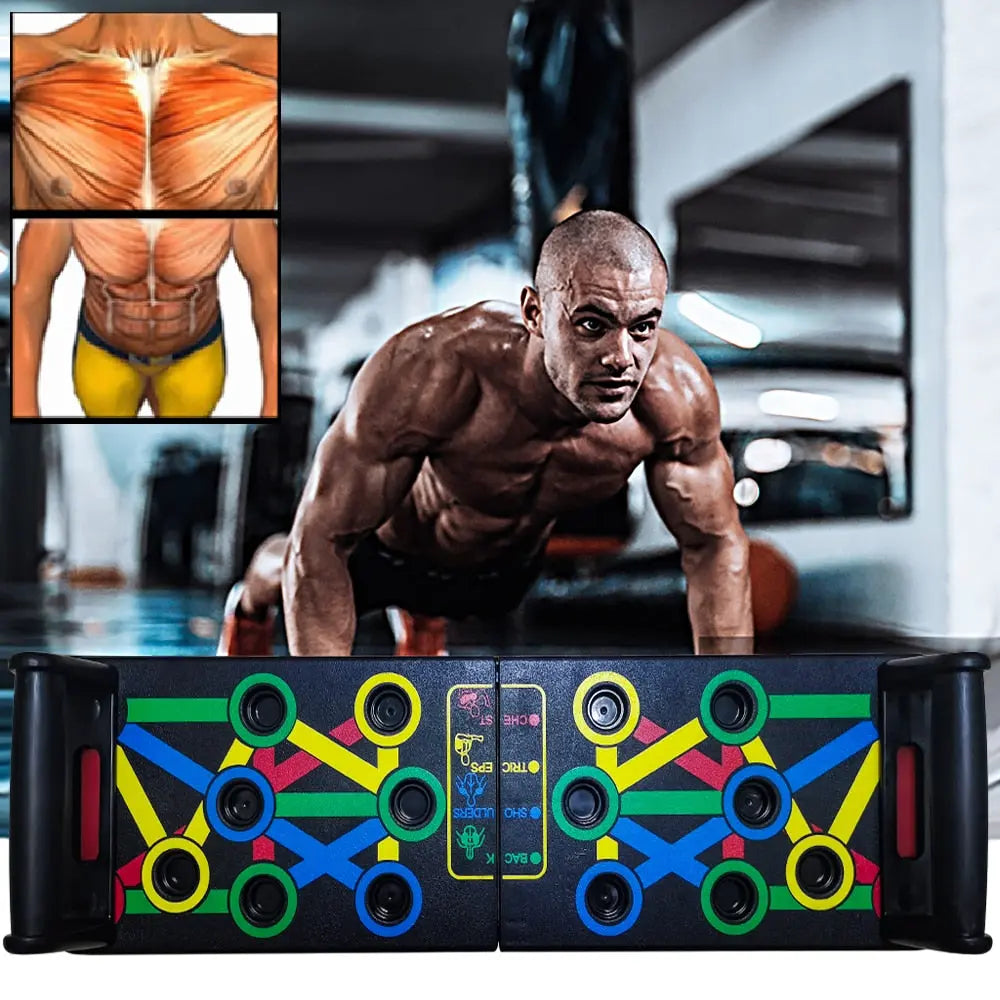 14 in 1 Push-Up Board M J Fitness