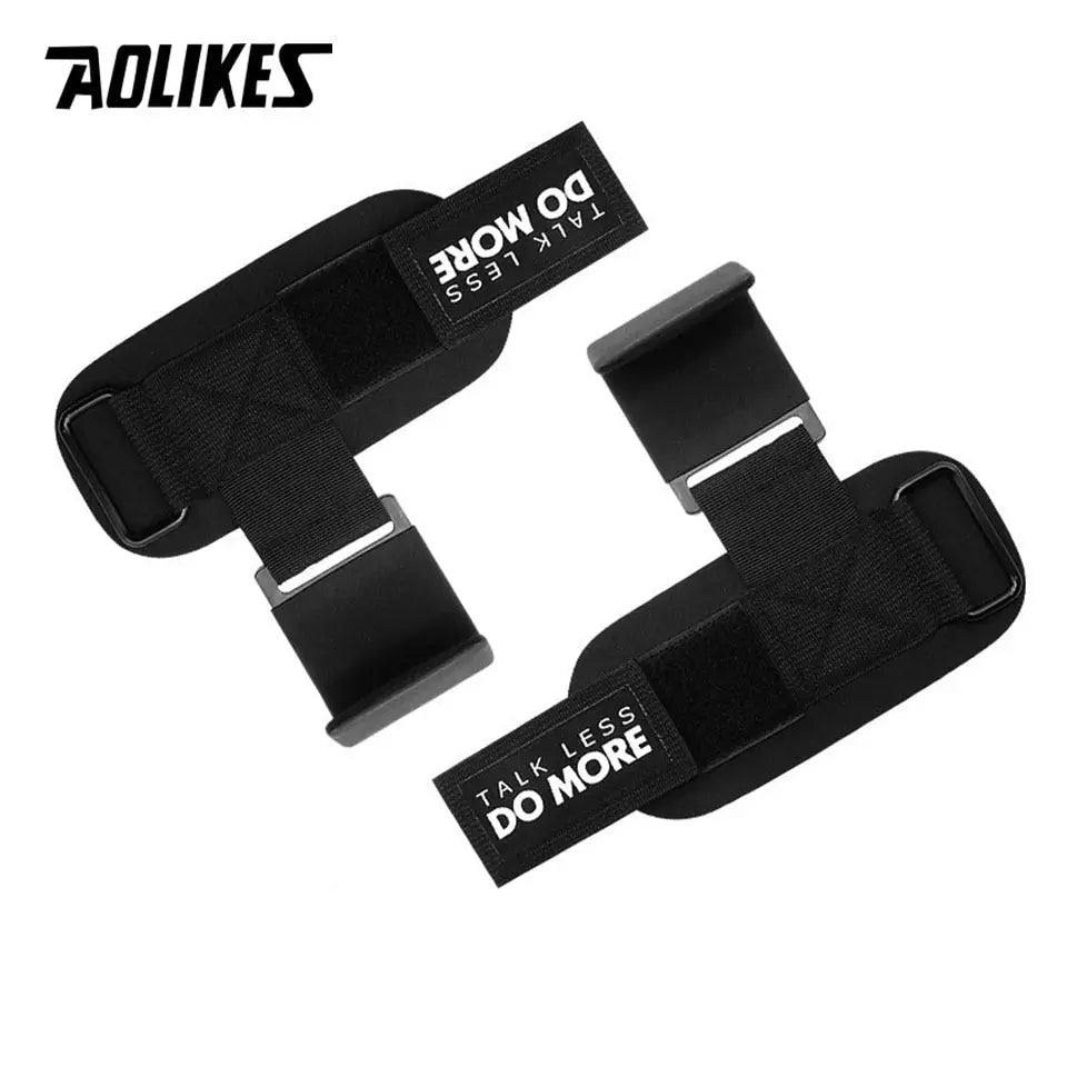AOLIKES Weight Lifting-Hook Hand-Bar Wrist Straps Glove Weightlifting Strength Training Gym Fitness Hook Weight Lifting Gloves M J Fitness