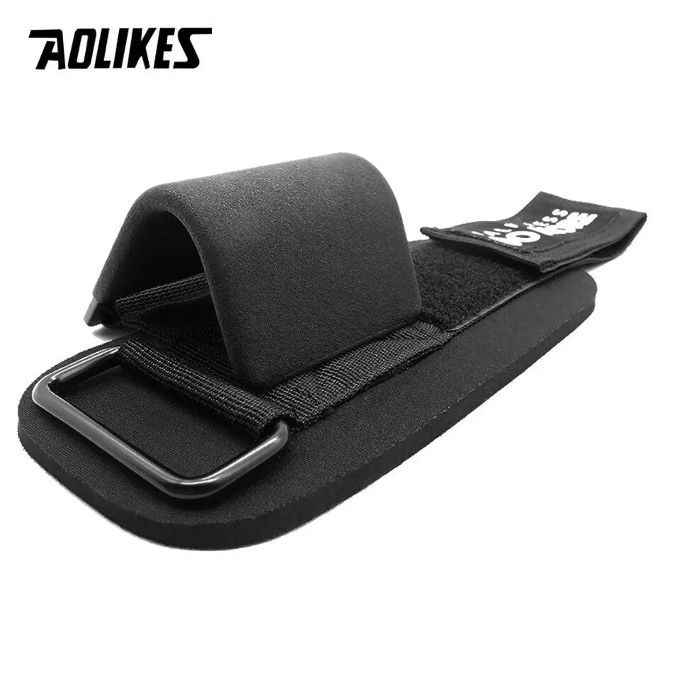 AOLIKES Weight Lifting-Hook Hand-Bar Wrist Straps Glove Weightlifting Strength Training Gym Fitness Hook Weight Lifting Gloves M J Fitness