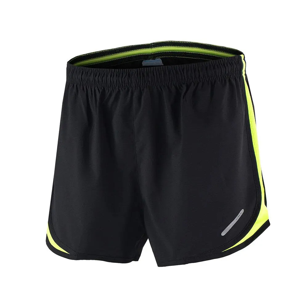 ARSUXEO Running Shorts Men 2 in 1 Sport Athletic Crossfit Fitness Gym Shorts Pants Workout Clothes Marathon Sportswear B165 M J Fitness