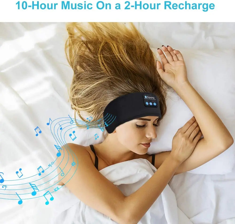 Bluetooth Sleeping Headphones Sports Headband M J Fitness