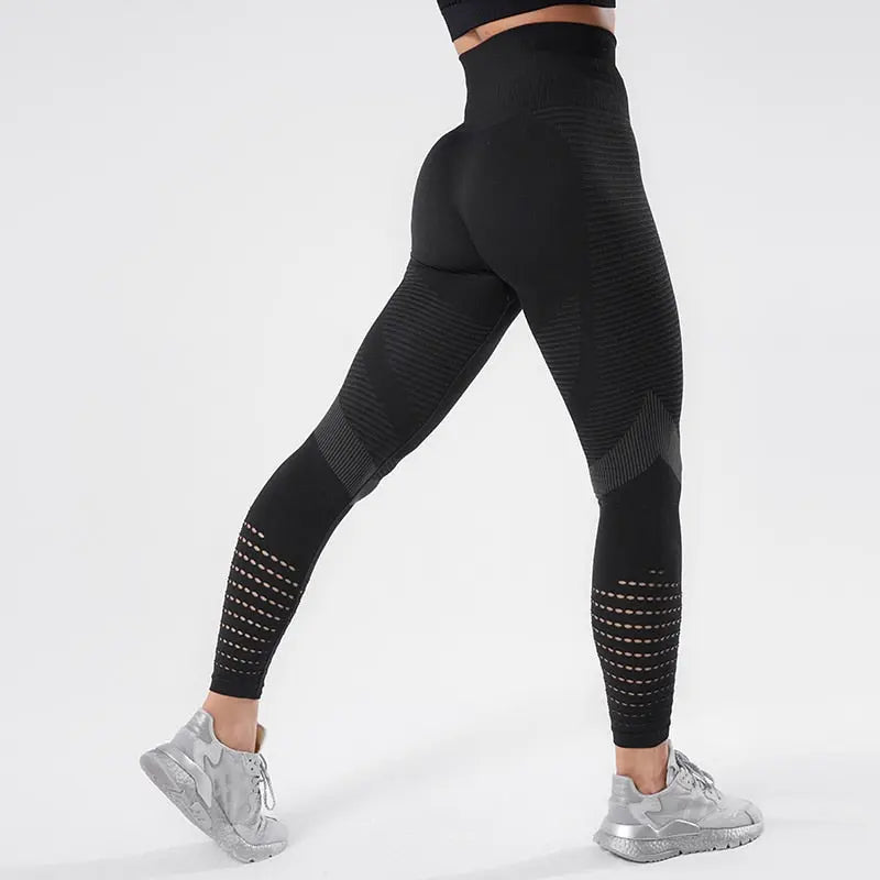 CHRLEISURE Women Legging Fitness Push Up Legging Seamless High Waist Workout Leggins Mujer New Gym Seamless Legins Women M J Fitness