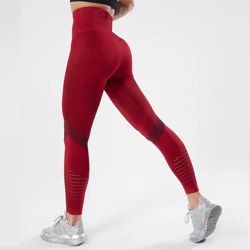 CHRLEISURE Women Legging Fitness Push Up Legging Seamless High Waist Workout Leggins Mujer New Gym Seamless Legins Women M J Fitness
