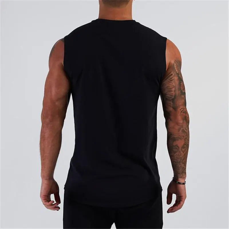 Compression Gym Tank Top for Men M J Fitness