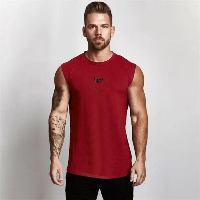 Compression Gym Tank Top for Men M J Fitness