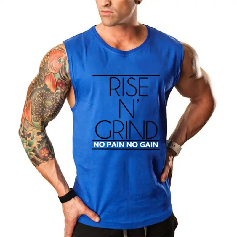 Cotton Gym Tank M J Fitness
