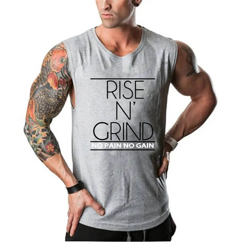 Cotton Gym Tank M J Fitness