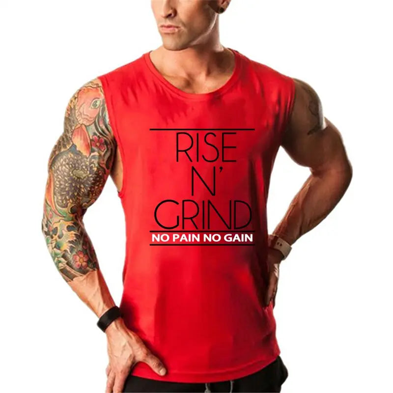 Cotton Gym Tank M J Fitness