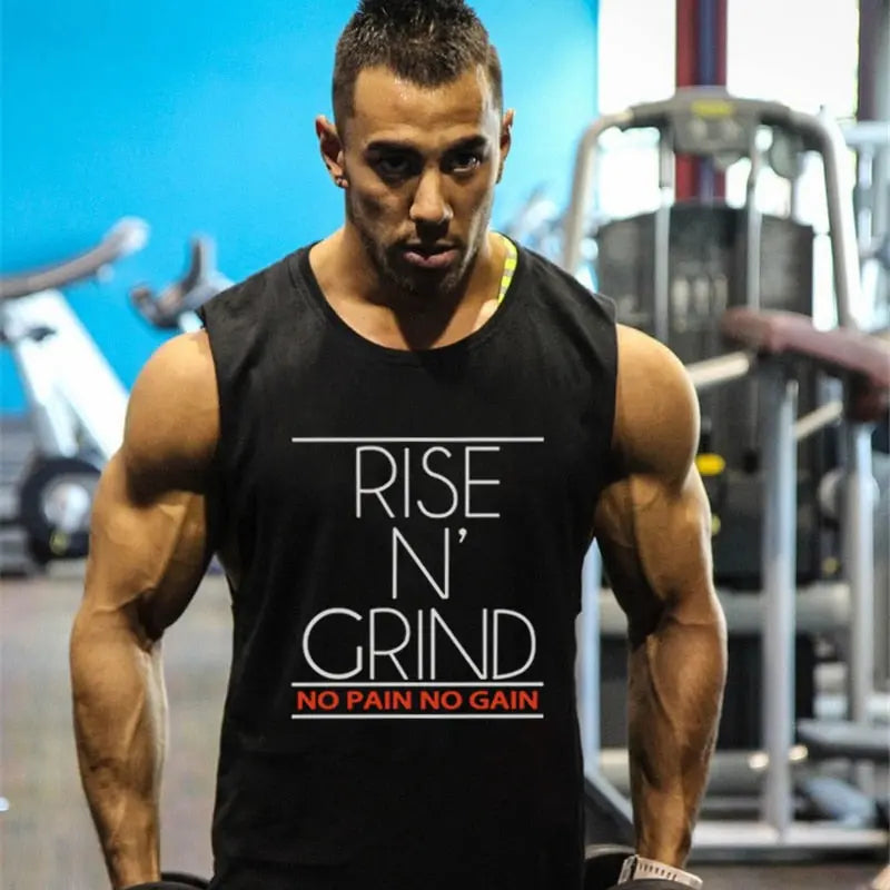 Cotton Gym Tank M J Fitness