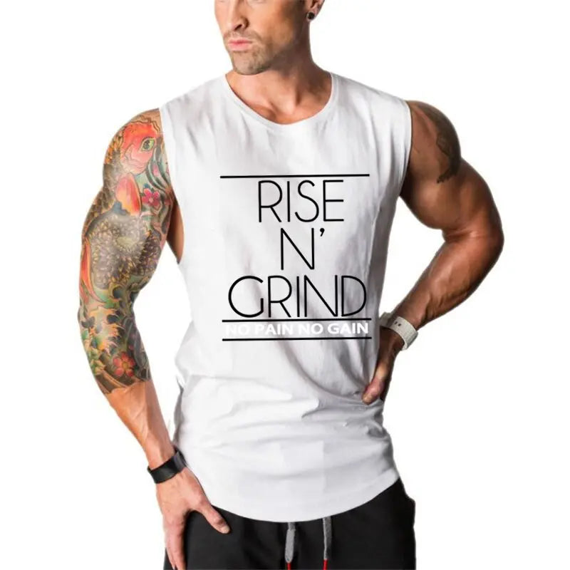 Cotton Gym Tank M J Fitness