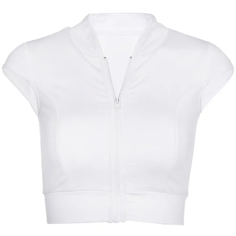 GXQIL Sport Top Women Breathable Yoga Gym Top Woman Comfortable Fitness Sports Tops Jogging Running Sports Bra Vest White M J Fitness
