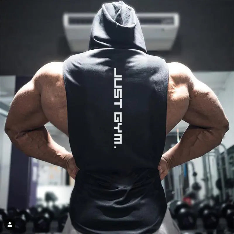 Gym Hoodies Tank Top M J Fitness