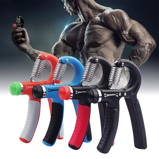 Hand Arm Grip Workout Fitness Strength Trainer Adjustable Resistance Hand Exerciser Gripper Power Training Carpal Expander M J Fitness