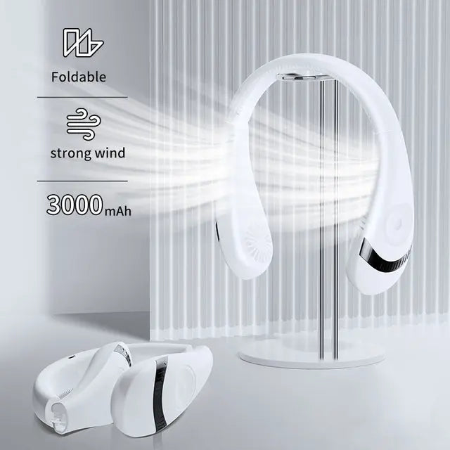 Hanging Neck Foldable Fan M J Fitness