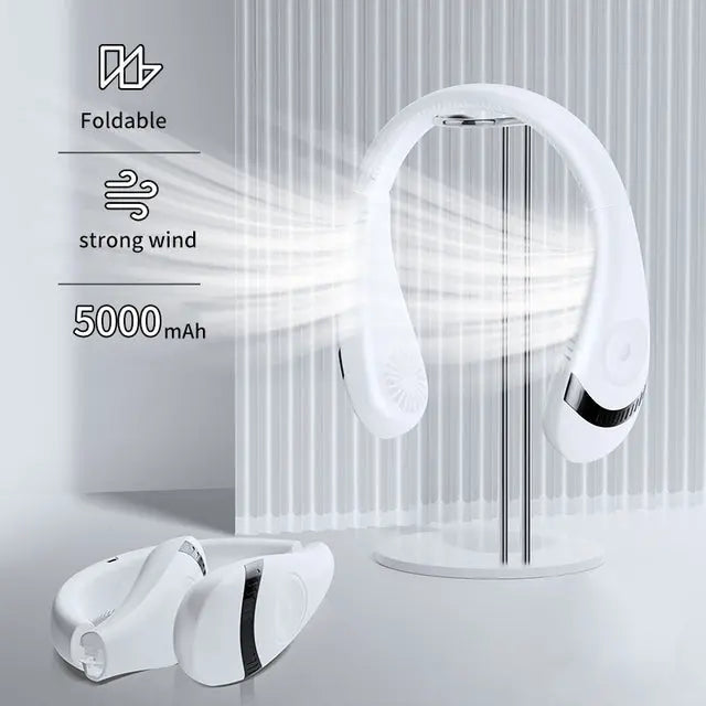 Hanging Neck Foldable Fan M J Fitness