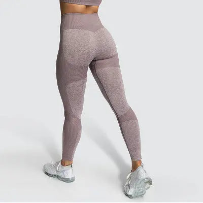 High Waist Seamless Heart Booty Push Up Workout Fitness Gym leggings M J Fitness