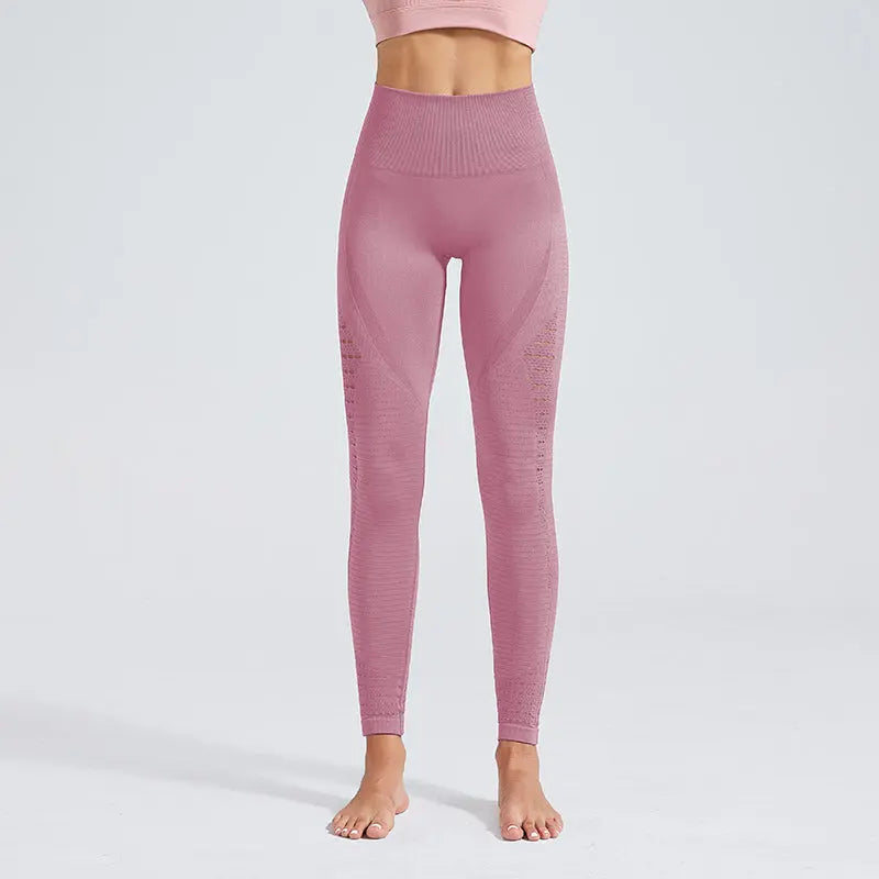 Kaminsky Women Seamless Pants Sports Running Leggins Mujer Stretchy Fitness Leggings Gym Tummy Control Compression Long Pants M J Fitness