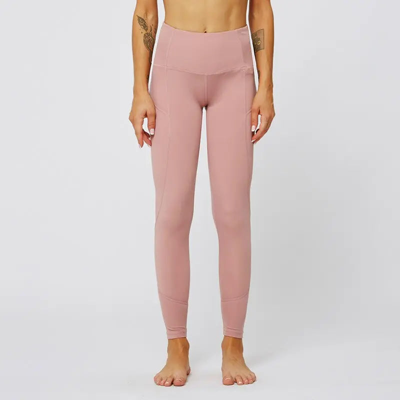 Kaminsky Women Super Soft Sexy Hip Fitness Pants Female Stretchy Sport Pants Anti-sweat High Waist Leggins Gym Athletic Legging M J Fitness