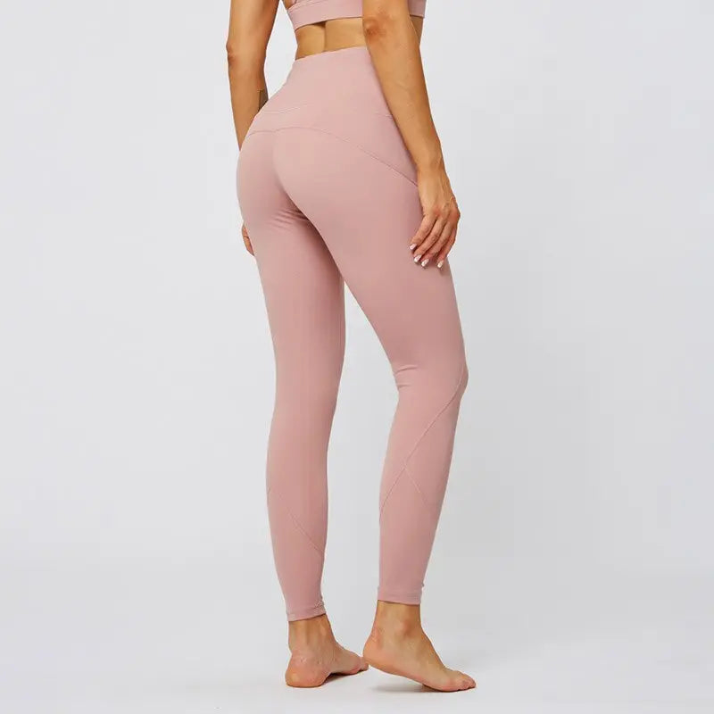 Kaminsky Women Super Soft Sexy Hip Fitness Pants Female Stretchy Sport Pants Anti-sweat High Waist Leggins Gym Athletic Legging M J Fitness