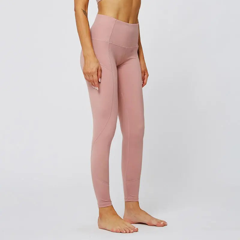 Kaminsky Women Super Soft Sexy Hip Fitness Pants Female Stretchy Sport Pants Anti-sweat High Waist Leggins Gym Athletic Legging M J Fitness