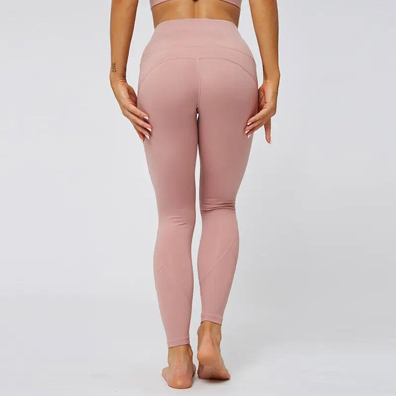 Kaminsky Women Super Soft Sexy Hip Fitness Pants Female Stretchy Sport Pants Anti-sweat High Waist Leggins Gym Athletic Legging M J Fitness