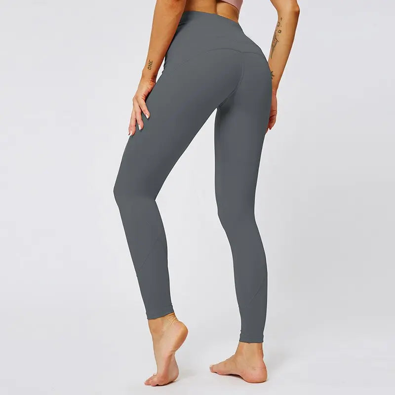 Kaminsky Women Super Soft Sexy Hip Fitness Pants Female Stretchy Sport Pants Anti-sweat High Waist Leggins Gym Athletic Legging M J Fitness