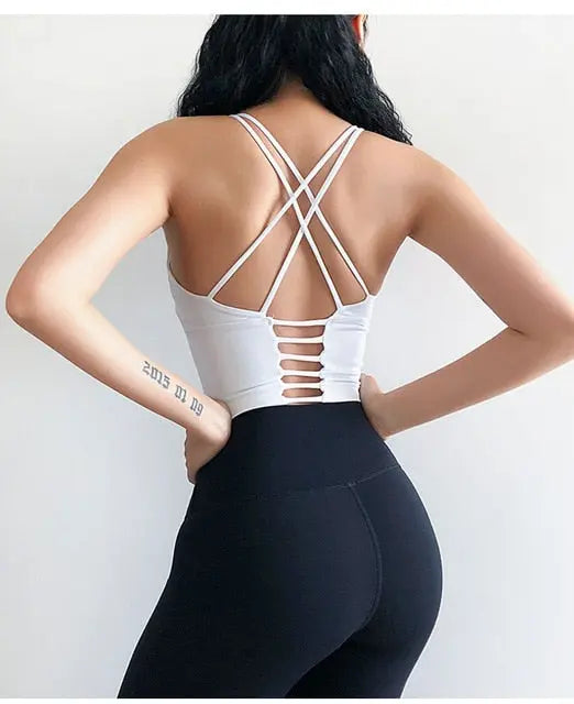 Long Sleeve Gym Yoga Sports Crop Top With Chest pad Women's T-shirt Fitness Woman Sport Tshirt Workout Tops For Women Sportswear M J Fitness